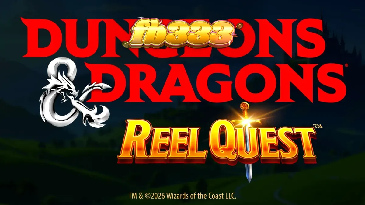 Pemandangan kastil fantasi dalam permainan slot Dungeons & Dragons Reel Quest